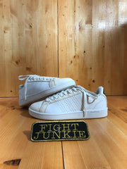 ADIDAS NEO CLOUDFOAM Women's Size 8 Leather Shoes Sneakers White Off White 1Y3001