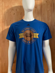 ADIDAS "NBA SUMMER LEAGUE 2016" Graphic Print Ultimate Tee Adult T-Shirt Tee Shirt XL Xtra Extra Large Blue 2016 Shirt