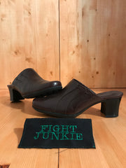 Clarks Leather Slip On Mules Clogs Comfort Shoes