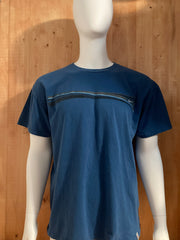 NIKE "SWIM" Graphic Print Adult XL Extra Xtra Large Blue T-Shirt Tee Shirt