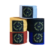 Fight Junkie Boxing Hand Wraps 100% Cotton 196" Woven Tag