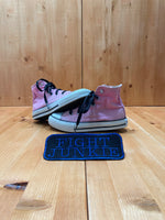 CONVERSE CHUCK TAYLOR ALL STAR Toddler Size 11 High Top Shoes Sneakers Pink White 3j234