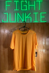 NEW! JOCKEY BASICS Large L Lrg Adult Mens Moisture Wicking Short Sleeve Orange T Shirt Tee Shirt