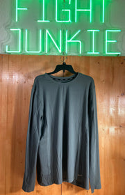 NEW! JOCKEY SPORT THERMAL XL Extra Large Xtra Large Adult Mens Long Sleeve Gray Thermal T Shirt Tee Shirt