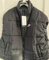 NEW! NIKE Classic Puffer Therma-Fit Oversized S SM Small Adult Women Sleeveless Black Vest Jacket