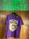 NEW! PUMA BALL HALO Large L Lrg Adult Mens Graphic Print Short Sleeve Purple T Shirt Tee Shirt