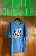 NEW! PUMA 1948 ATHLETICS XL Extra Large Xtra Large Adult Mens Graphic Print Short Sleeve Blue T Shirt Tee Shirt