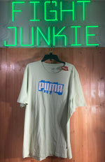 NEW! PUMA PAINT Large L Lrg Adult Mens Graphic Print Short Sleeve Mint T Shirt Tee Shirt