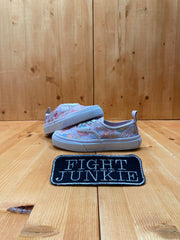 VANS OLD SCHOOL MERMAID GLITTER Kids Size 12 Low Top Fabric Shoes Sneakers Pink White