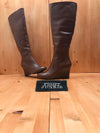 Nine West Leather Meantime Wedge Knee High Boots