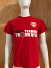 ADIDAS RED BULL NEW YORK YOUTH TRAINING PROGRAMS Graphic Print Adult S Small SM Red T-Shirt Tee Shirt