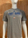 ADIDAS "COAST GUARD TRACK & FIELD" CLIMALITE Graphic Print Adult S Small SM Gray T-Shirt Tee Shirt