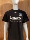 ADIDAS "SAN JOSE EARTHQUAKES" AMWAY & NUTRILITE SPONSER Graphic Print Adult L Large Lrg Black T-Shirt Tee Shirt