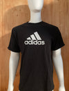 ADIDAS Graphic Print Adult L Large Lrg Black T-Shirt Tee Shirt