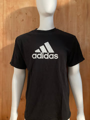 ADIDAS Graphic Print Adult L Large Lrg Black T-Shirt Tee Shirt