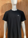 ADIDAS CLIMALITE Graphic Print Adult 2XL XXL Black 2011 T-Shirt Tee Shirt