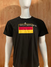 ADIDAS "DEUTSCHLAND" CLIMALITE Graphic Print Adult XL Extra Large Xtra Large Black T-Shirt Tee Shirt