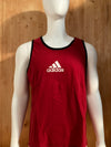 ADIDAS TANK TOP Graphic Print Adult XL Extra Large Xtra Large Red 2014 T-Shirt Tee Shirt