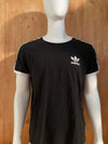 ADIDAS Graphic Print Adult L Large Lrg Black 2016 T-Shirt Tee Shirt
