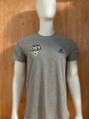 ADIDAS "ACC MAVERICKS CREW" CLIMALITE CLIFF BAR SPONSORED Graphic Print Adult L Large Lrg Gray 2016 T-Shirt Tee Shirt