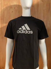 ADIDAS Graphic Print Adult L Large Lrg Black T-Shirt Tee Shirt