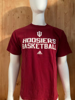 ADIDAS "HOOSIERS BASKETBALL" Adult M Medium MD Red T-Shirt Tee Shirt