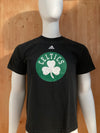 ADIDAS "BOSTON CELTICS" Adult M Medium MD Black T-Shirt Tee Shirt