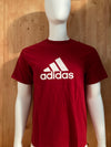 ADIDAS Graphic Print Adult M Medium MD Red T-Shirt Tee Shirt
