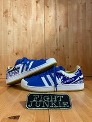 RARE! ADIDAS ORIGINALS HALFSHELL CITY LOS ANGELES Mens Size 11.5 Leather Shoes Sneakers Blue