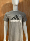 ADIDAS "CANADA" Graphic Print Adult S Small SM Gray T-Shirt Tee Shirt