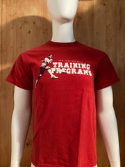 ADIDAS "NY RED BULLS" TRAINING PROGRAMS Graphic Print Adult S Small SM Red T-Shirt Tee Shirt