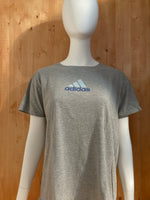 ADIDAS Graphic Print Adult XL Xtra Extra Large Gray T-Shirt Tee Shirt