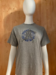 ADIDAS "HOOPS DEPARTMENT" SUMMER LEAGUE ALL STAR DIVISION Graphic Print Climalite Kids Youth Unisex L Large Lrg Gray 2006 T-Shirt Tee Shirt