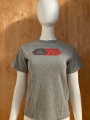 ADIDAS Graphic Print Kids Youth Unisex M Medium MD Gray T-Shirt Tee Shirt