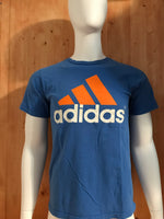 ADIDAS Graphic Print The Go To Tee Adult M Medium MD Blue 2013 T-Shirt Tee Shirt