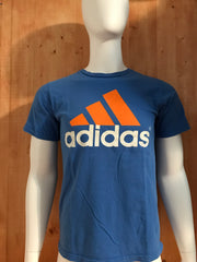 ADIDAS Graphic Print The Go To Tee Adult M Medium MD Blue 2013 T-Shirt Tee Shirt