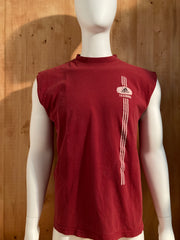 ADIDAS " TRAINING" Graphic Print Adult T-Shirt Tee Shirt L Large Lrg Red Sleeveless Muscle Shirt