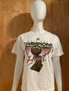 ADIDAS "MIAMI HEAT" 2012 NBA CHAMPIONS Graphic Print Kids Youth Unisex T Shirt Tee Shirt L Lrg Large White Shirt