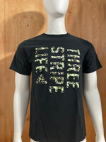 ADIDAS "THREE STRIPE LIFE" THE GO TO TEE Graphic Print Adult T-Shirt Tee Shirt M MD Medium Black Shirt 2018