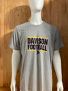 ADIDAS "DAVISON FOOTBALL" DAVISON MADE CLIMACOOL Graphic Print Aeroknit Adult T-Shirt Tee Shirt 2XL XXL Gray 2015 Shirt