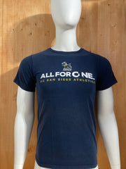 ADIDAS "ALL FOR ONE" USC TRITONS UC SAN DIEGO ATHLETICS Graphic Print The Go To Tee Adult T-Shirt Tee Shirt S SM Small Dark Blue Shirt 2015
