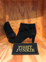 ALEX MARIE Women's Size 7.5M Suede Ankle Boots Booties Black