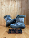 BEARPAW MARINA Youth Size 2 Waterproof Snow Boots Gray