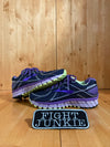 BROOKS ADRENALINE GTS 16 Women Size 7.5D Running Training Shoes Sneakers Black & Purple 1202031D506