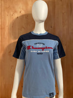 CHAMPION "SPORT APPROVED 1919" Graphic Print Kids Youth Unisex T-Shirt Tee Shirt XL Xtra Extra Large Blue Shirt