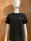 CHAMPION Graphic Print Kids Youth Unisex T-Shirt Tee Shirt L Lrg Large Black Shirt