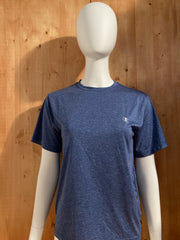 CHAMPION EMBROIDERED LOGO Kids Youth Unisex T-Shirt Tee Shirt M MD Medium Heather Blue Shirt