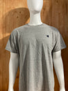 CHAMPION EMBROIDERED LOGO Adult T-Shirt Tee Shirt XL Xtra Extra Large Gray Shirt