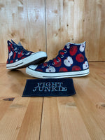 CONVERSE CHUCK TAYLOR ALL STAR Womens Size 8 Apple Print High Top Shoes Sneakers