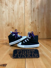 CONVERSE CHUCK TAYLOR ALL STAR Infant Size 8 Canvas High Top Shoes Sneakers Black & White 727547F